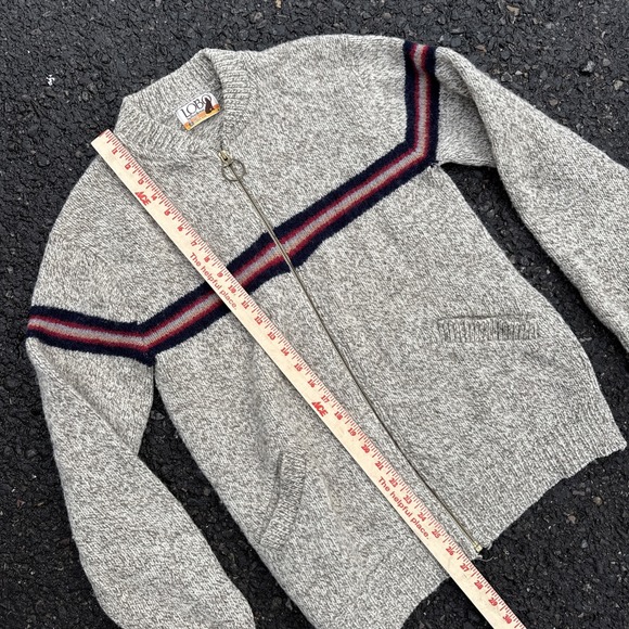 Vintage Pendleton Lobo Sweater Virgin Wool Full Zip Men's Size L - Picture 5 of 10